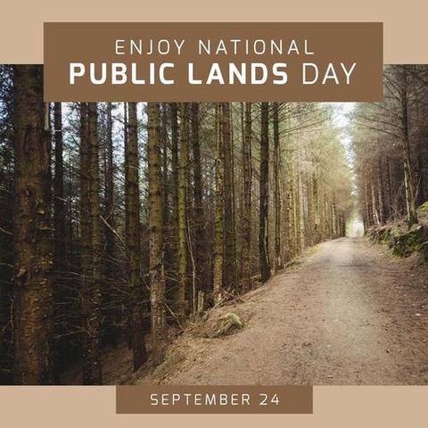 National Public Lands Day Celebration Forest Pathway From Pikwizard