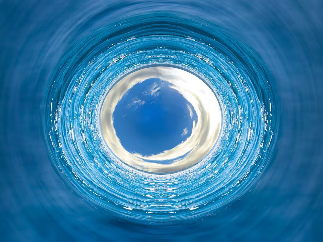 Image of a blue swirling ocean background - A selection of on trend background ideas for your next design in 2021 - Image