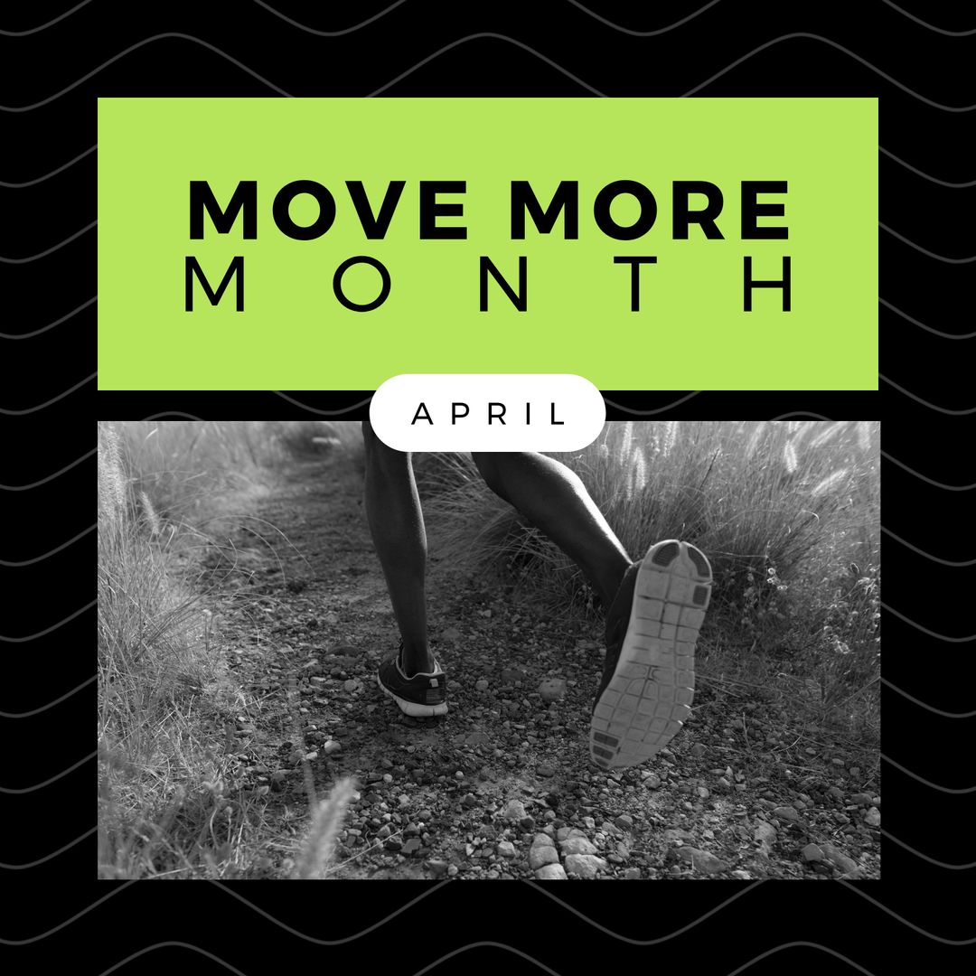 Move More Month Promotion with Running Legs