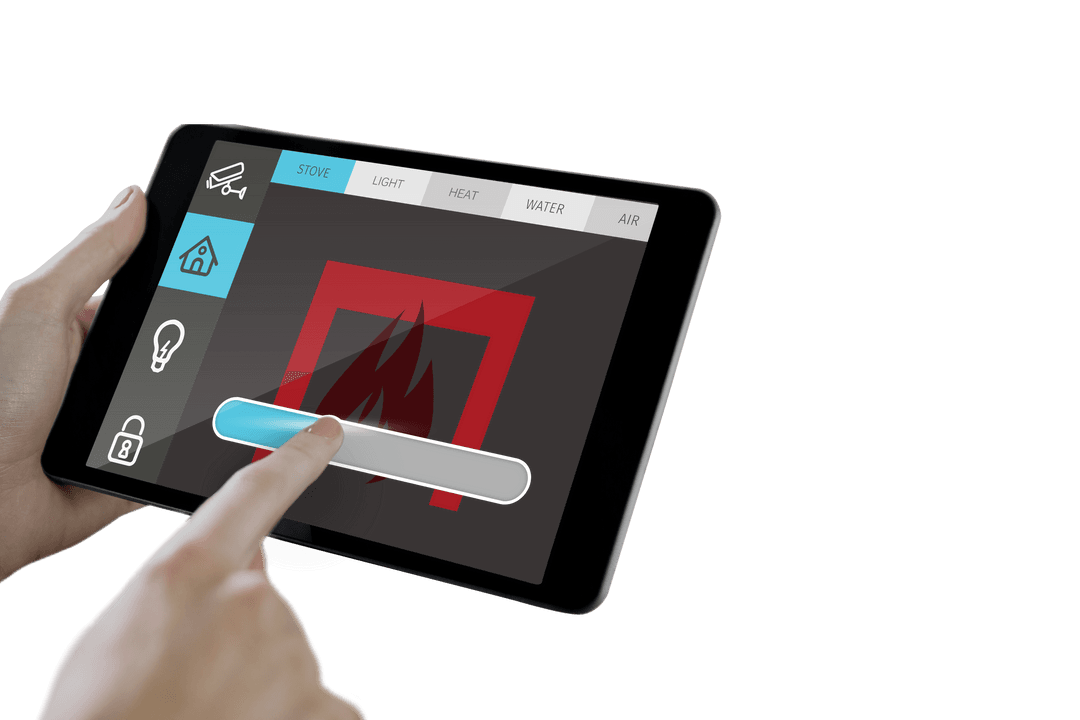Transparent Tablet Touch Finger Screen Interface Interaction