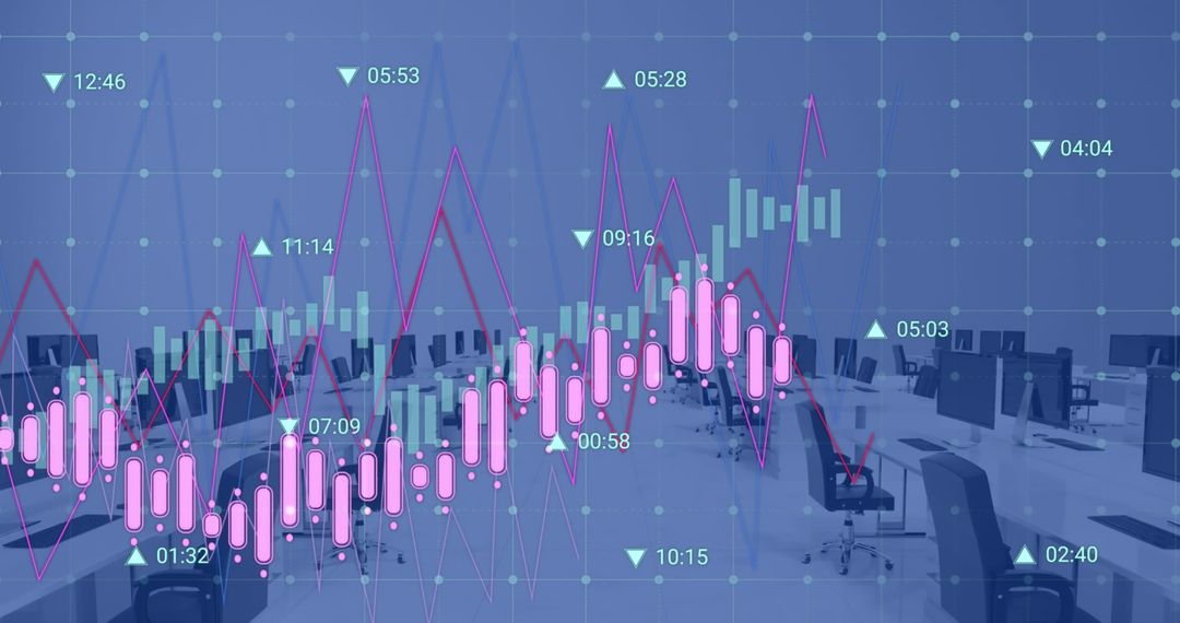 Global Business Technology Concept with Data Processing