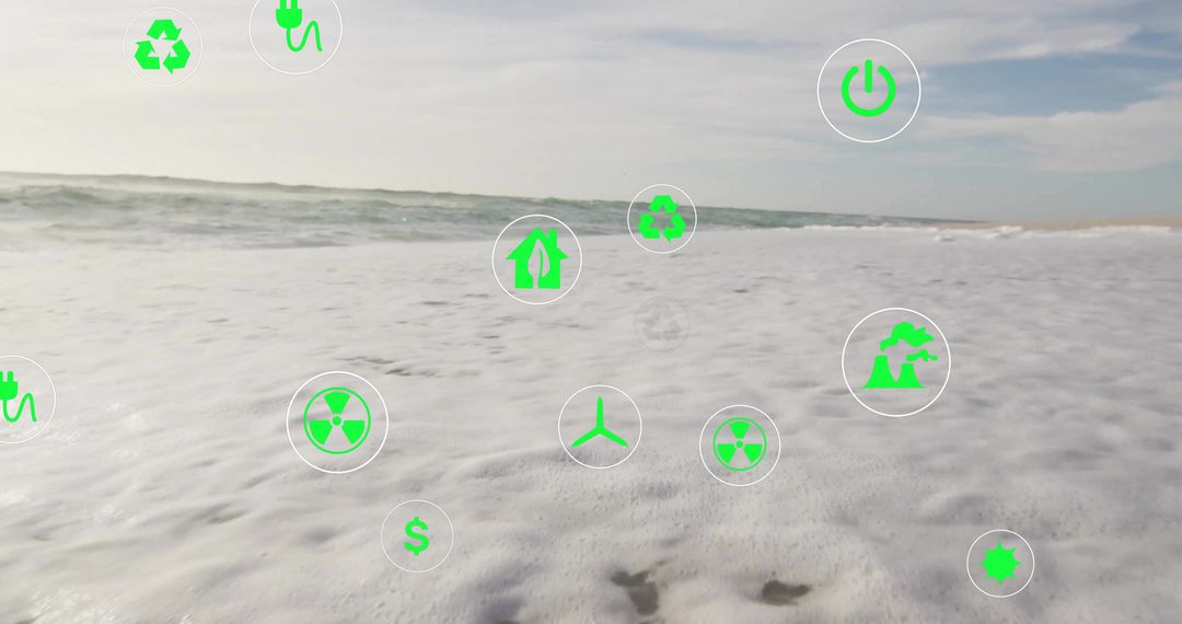 Innovative Eco Concepts Above Serene Beach Scenery