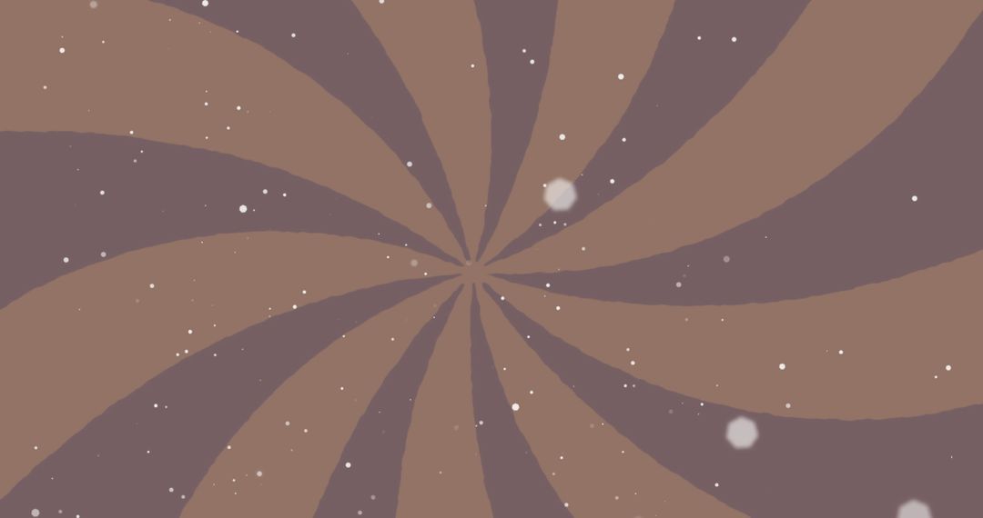 Abstract Rotating Shapes with Floating White Spots