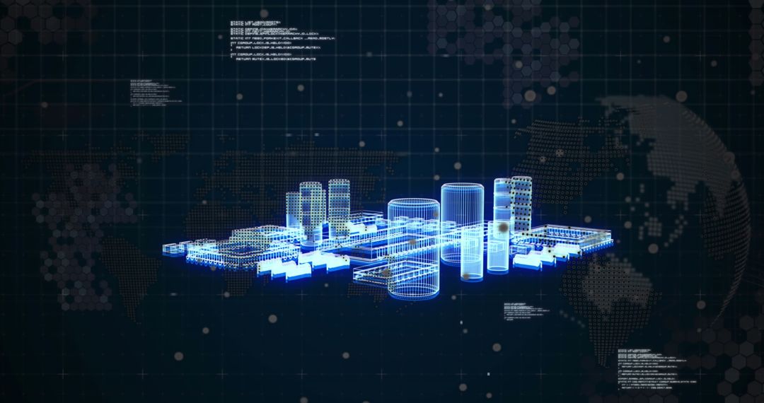 Virtual Metaverse City with Digital Data Processing Architecture