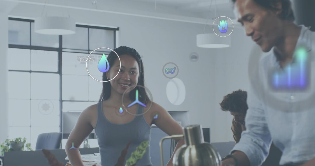 Guiding Team Collaborating with Augmented Reality Analytics in Modern Open-Plan Office