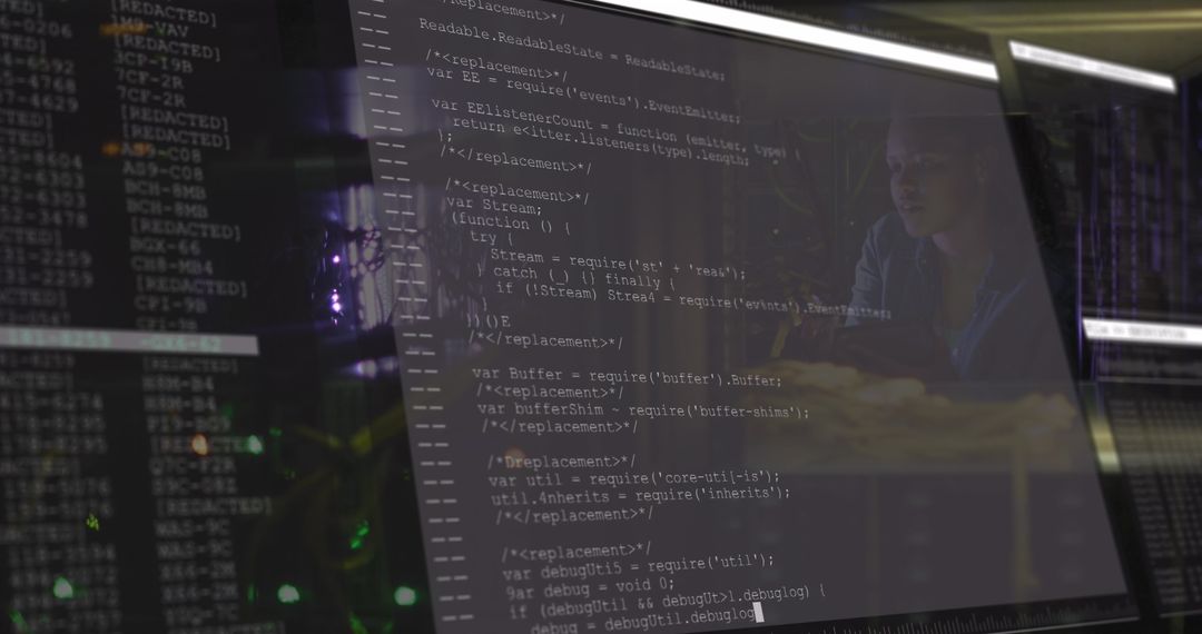 Engineer Analyzing Data in High-Tech Server Environment - Free Images, Stock Photos and Pictures on Pikwizard.com