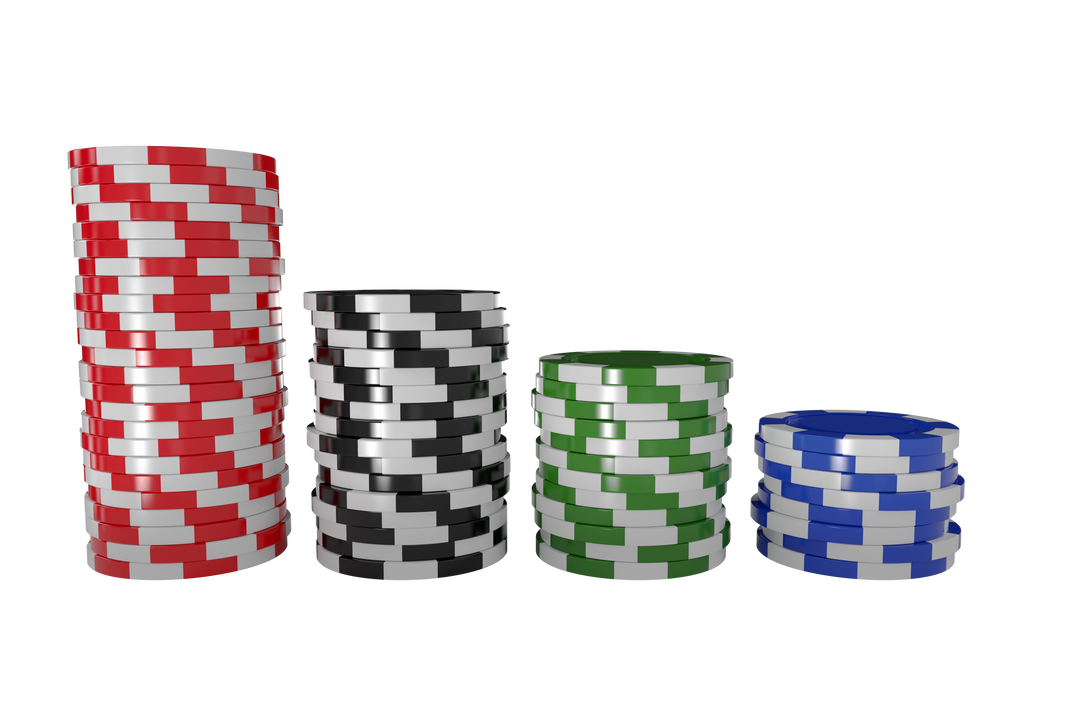 Transparent 3D Rendering of Colorful Gambling Chips - Download Free Stock Images Pikwizard.com