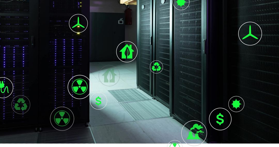 Eco-Friendly Technology Concept in Data Center