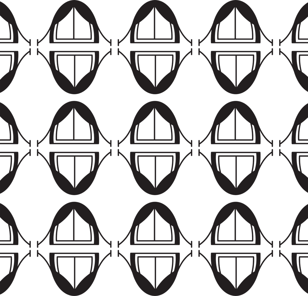 geometric black window pattern transparent background illustration - Download Free Stock Images Pikwizard.com