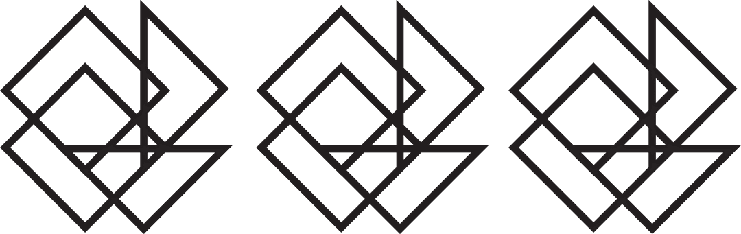 Geometric Abstract Overlay Art on Transparent Background