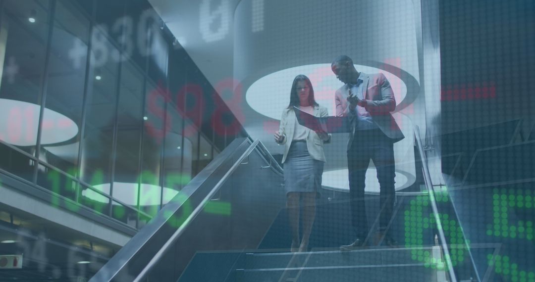 Stock Market Teamwork Discussion Concept