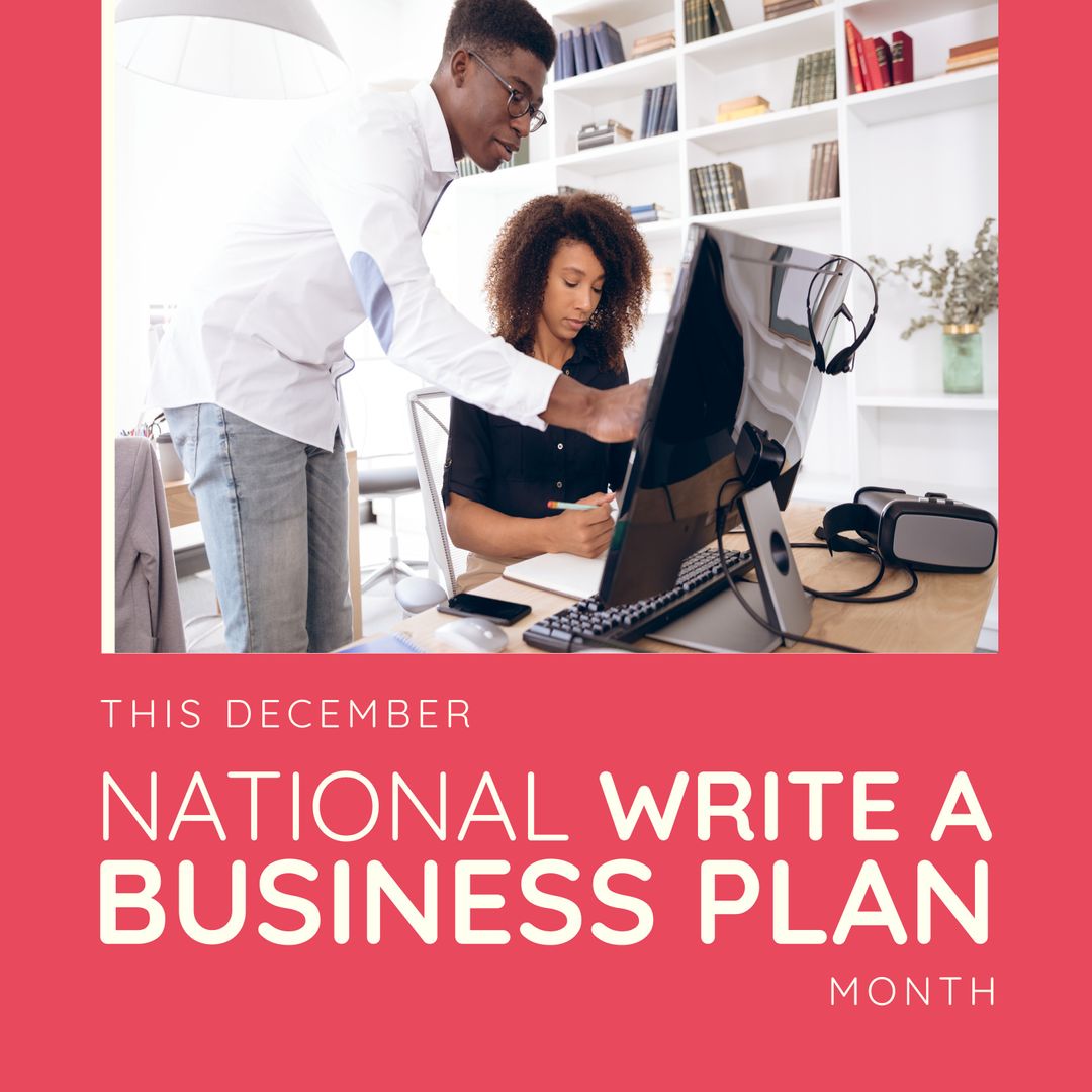 Professional Team Collaborating on Business Strategies During Plan Month