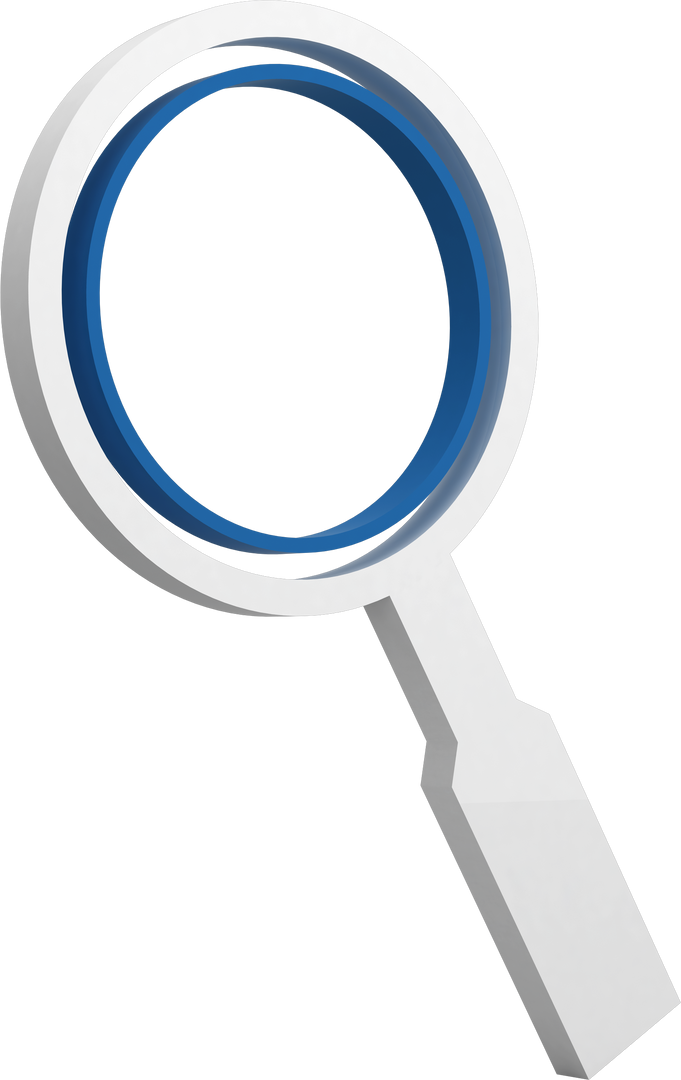 Transparent Magnifying Glass Icon Symbol on White Background - Download Free Stock Images Pikwizard.com