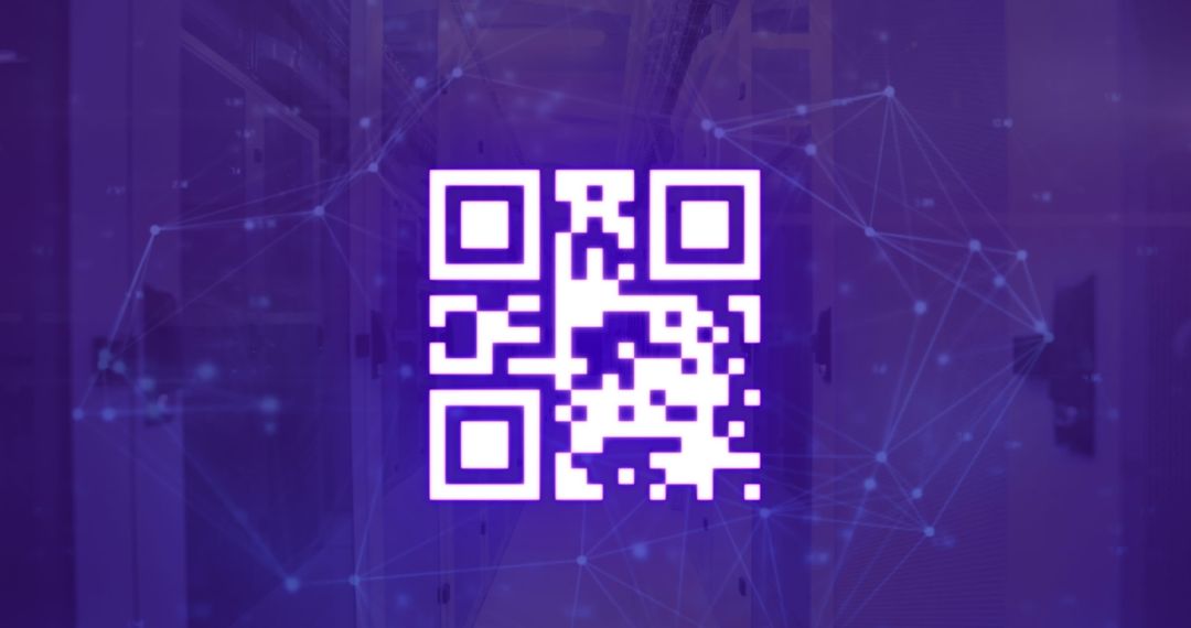 Abstract Digital Network with QR Code Integration - Free Images, Stock Photos and Pictures on Pikwizard.com