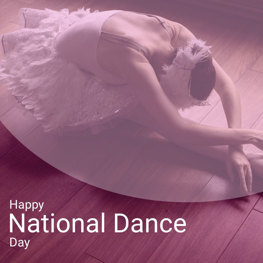 Ballerina Celebrating National Dance Day with Graceful Dance Pose - Download Free Stock Templates Pikwizard.com