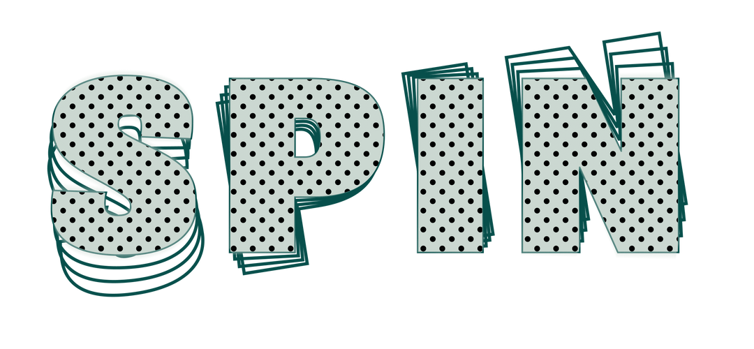 Stylish Transparent Spin Text Banner with Dot Pattern - Download Free Stock Images Pikwizard.com