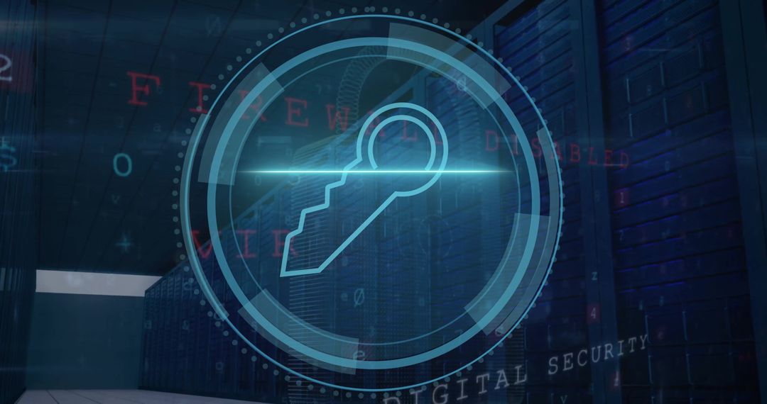 Digital Security and Data Processing Interface - Free Images, Stock Photos and Pictures on Pikwizard.com