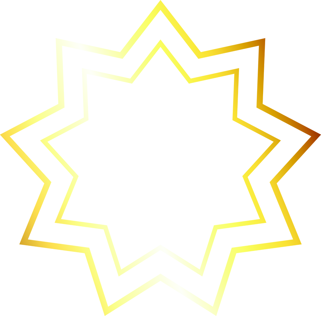 Transparent Geometric Star Shape With Gradient Outline - Download Free Stock Images Pikwizard.com