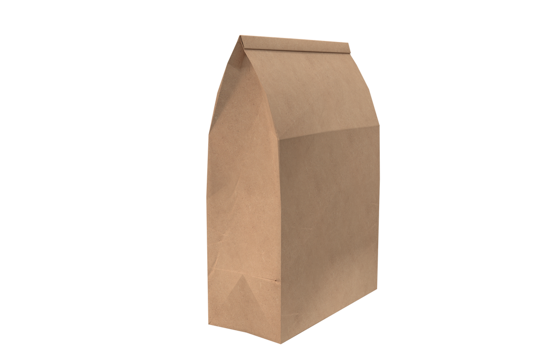 Brown Paper Bag Vector on Transparent Background - Download Free Stock Images Pikwizard.com