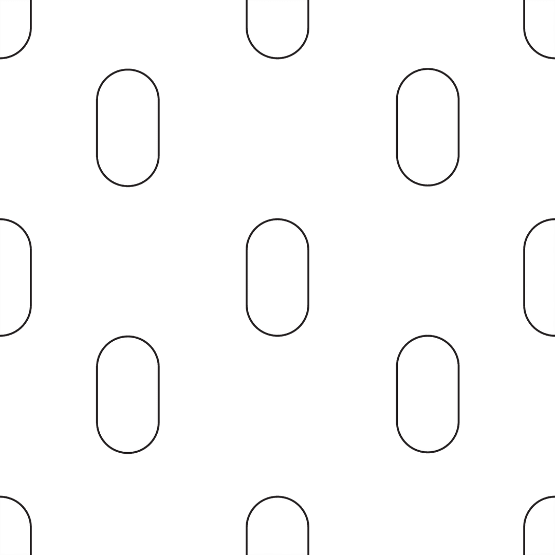 Transparent White Ovals Pattern on Black Background