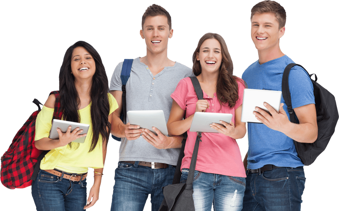 Transparent Collage of Diverse Students