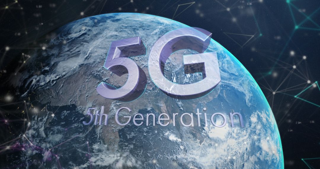 5G 5th Generation Technology with Global Connectivity