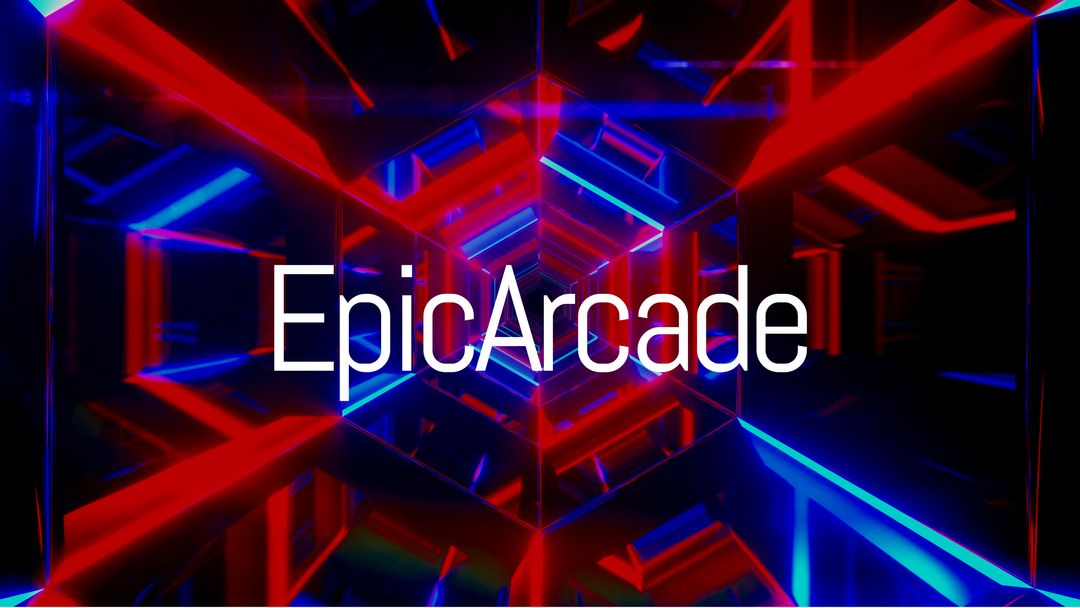 Vibrant Neon-Lit Maze Promoting High-Energy Arcade Venue - Download Free Stock Templates Pikwizard.com