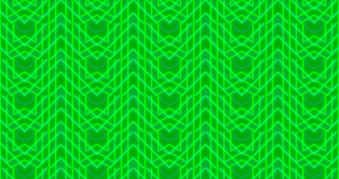Vibrant Green Abstract Geometric Pattern