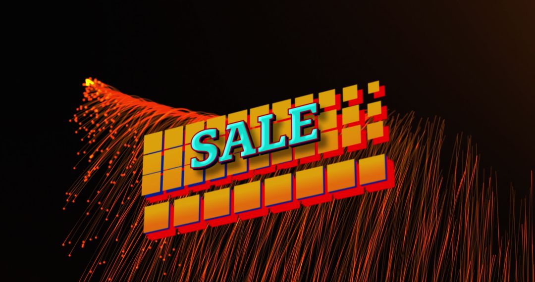 Dynamic Sale Promotion with Digital Particle Effects