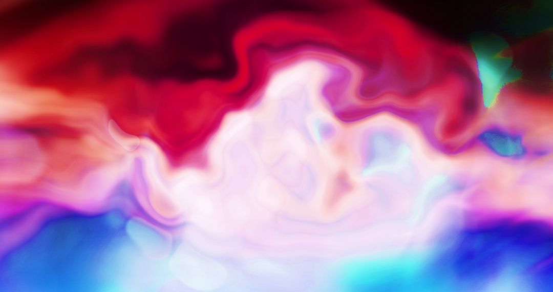 Vibrant Abstract Liquid Texture with a Fluid Gradient Flow