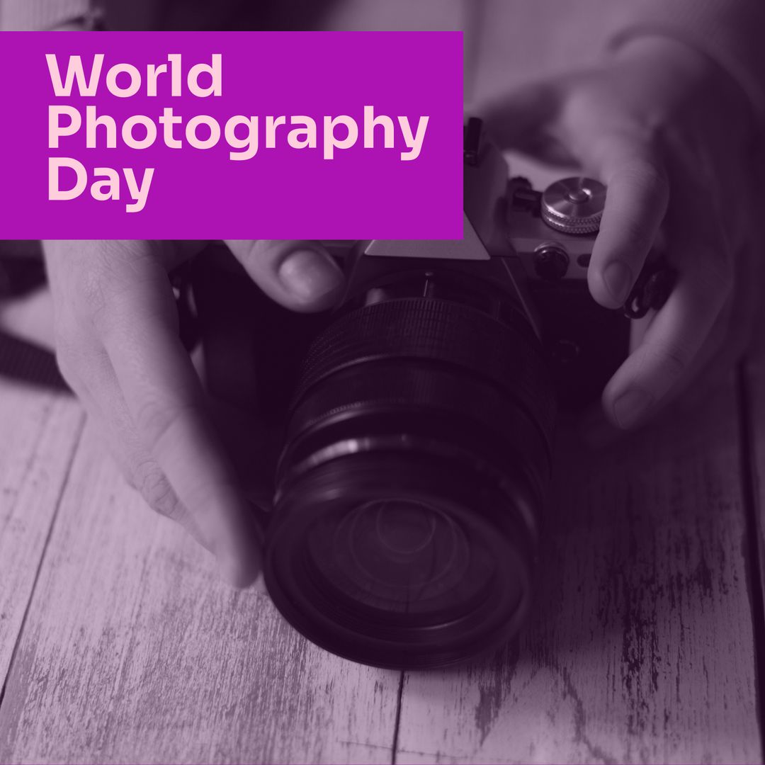 World Photography Day Celebration with Camera