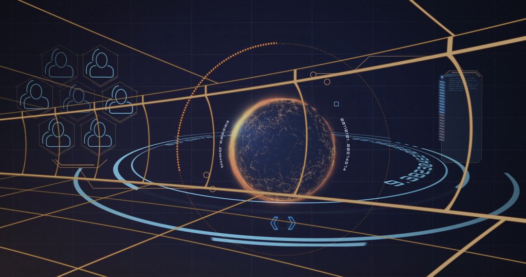 Futuristic Global Network in Digital Space