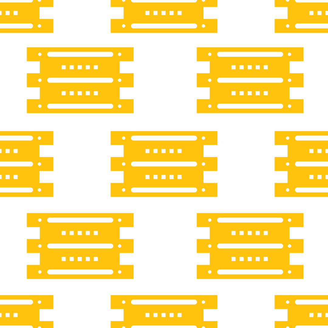 Abstract Yellow Geometric Pattern Transparent Background