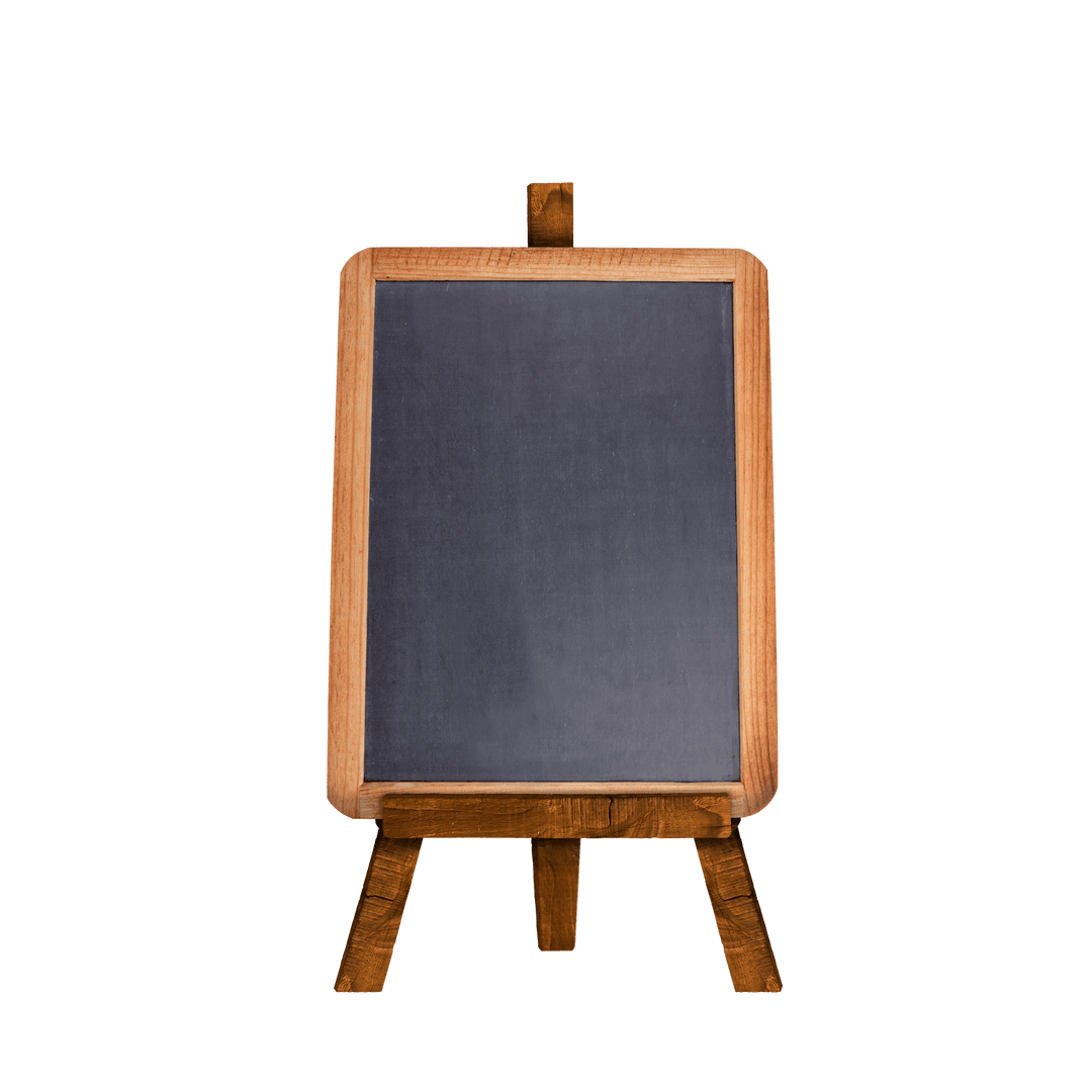 Transparent Blackboard on Easel for Creativity and Education Design