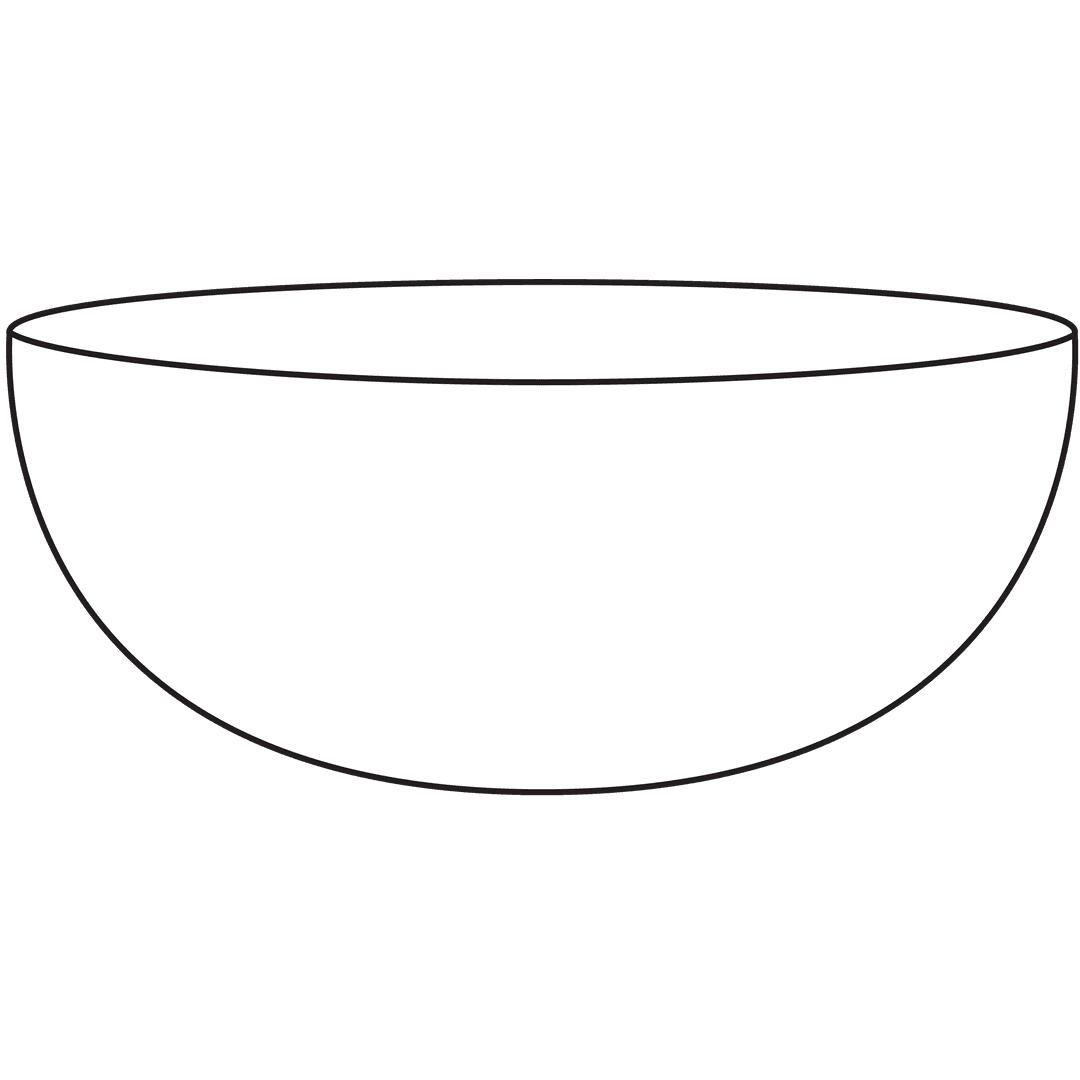White Bowl Transparent Background for Design Projects