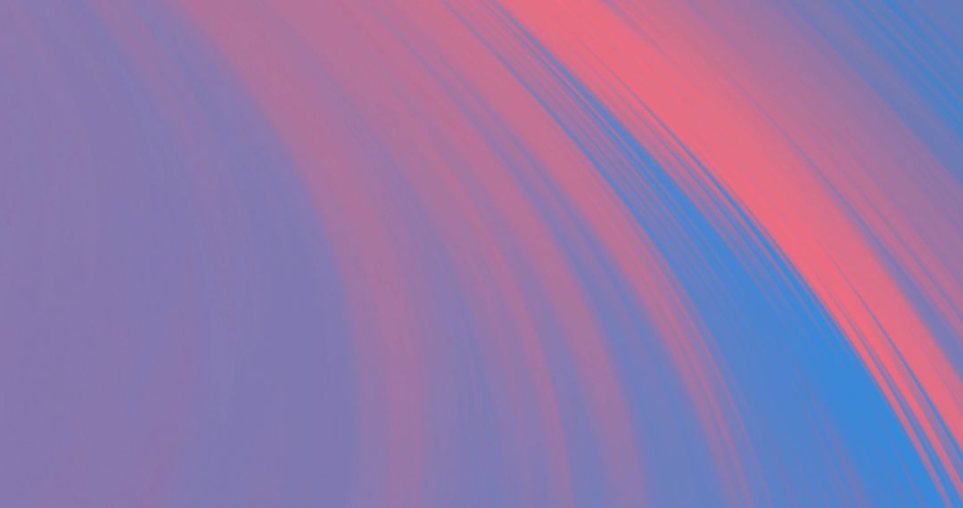 Abstract Colorful Waves on Purple Background