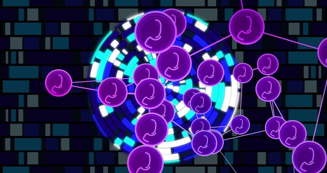 Global Connections in Digital Networking Concept