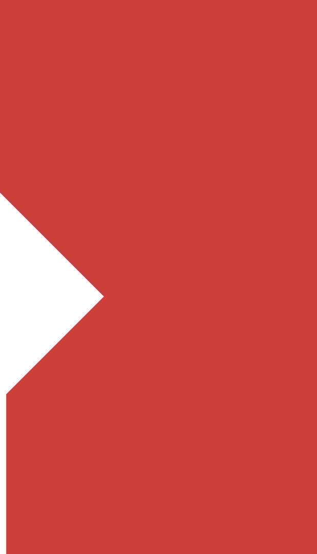 Red Card Mockup with Cut on Transparent Background