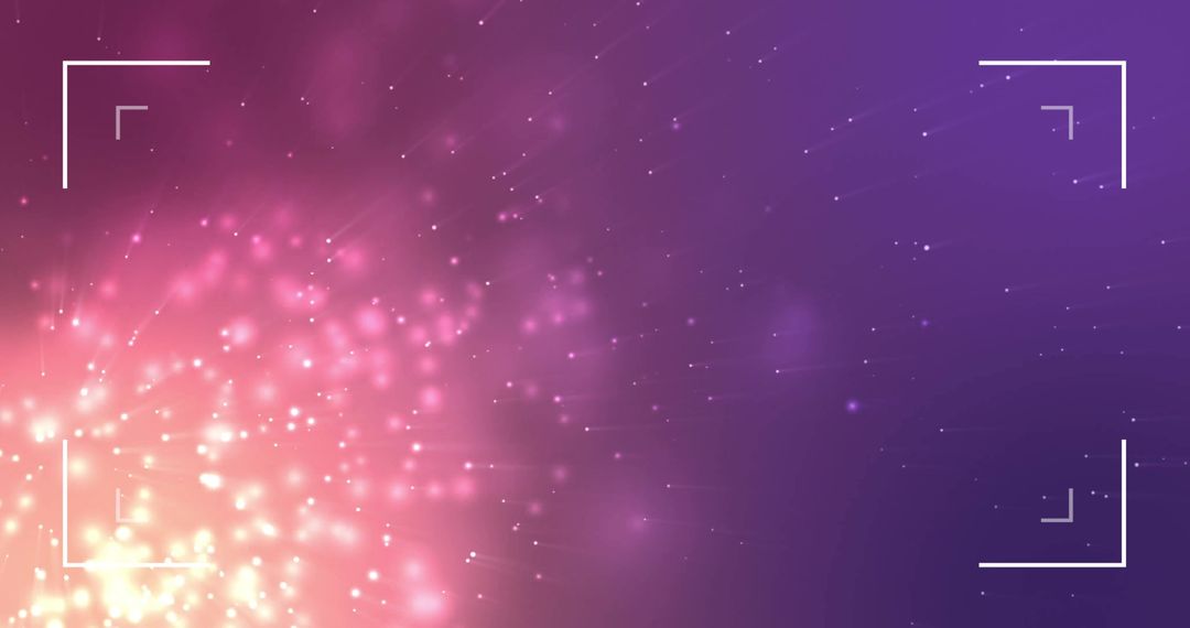 Glowing Particle Streaks in Dynamic Purple and Pink