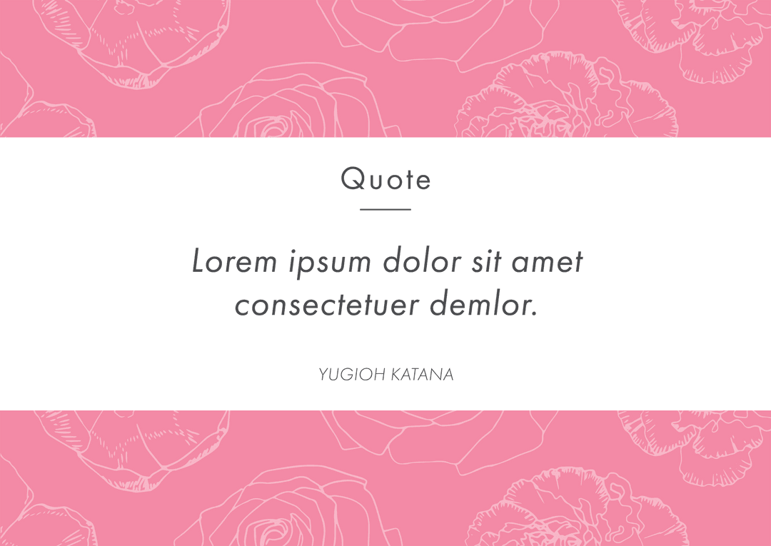 Inspirational Text with Elegant Floral on Transparent Background