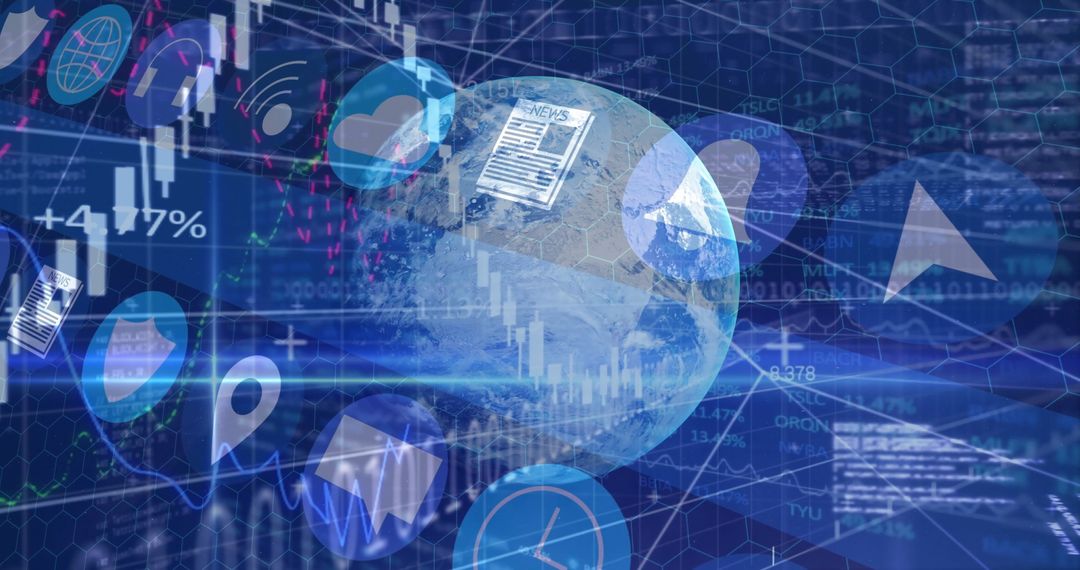 Futuristic Global Data Analytics with Translucent Earth Visualization