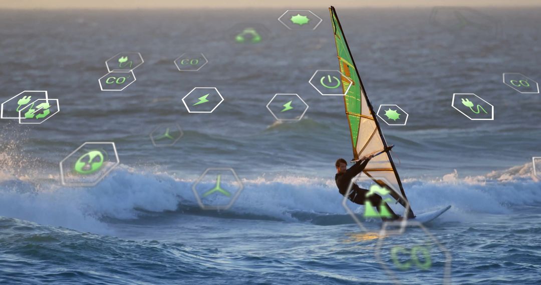 Dynamic Windsurfing with Digital Innovations for Sustainable Adventure