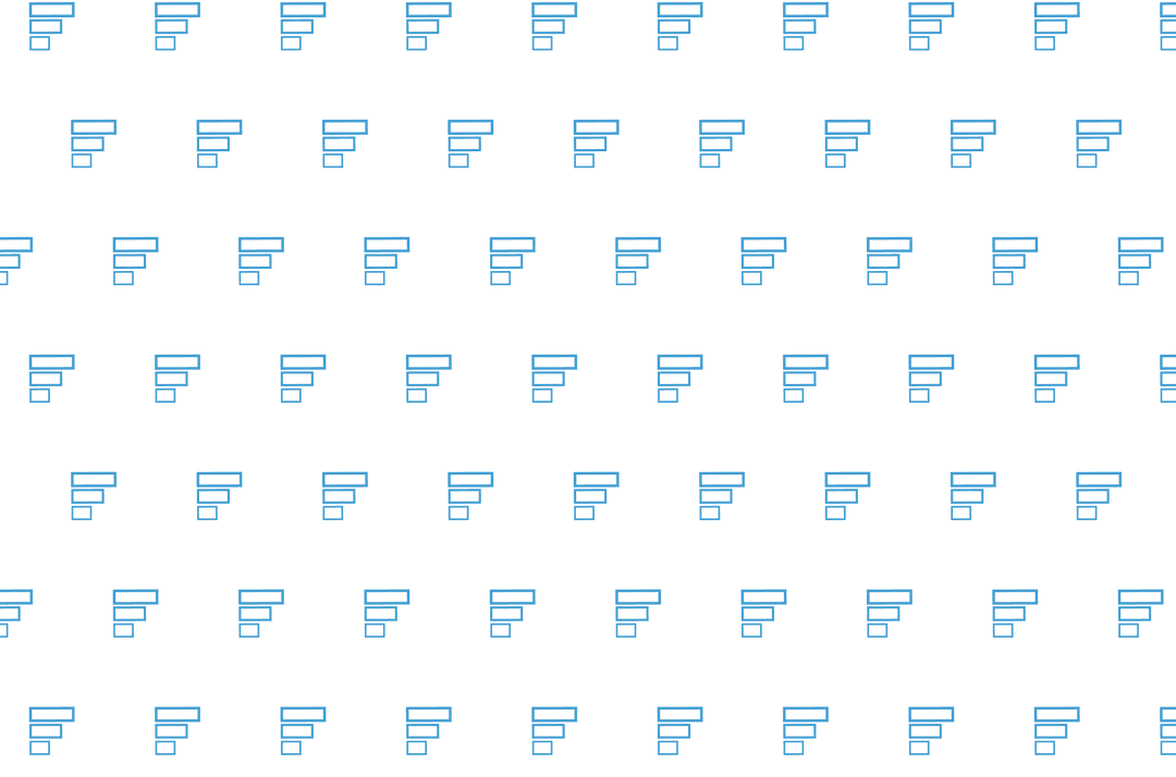 Seamless Blue Bar Chart Pattern on Transparent Background