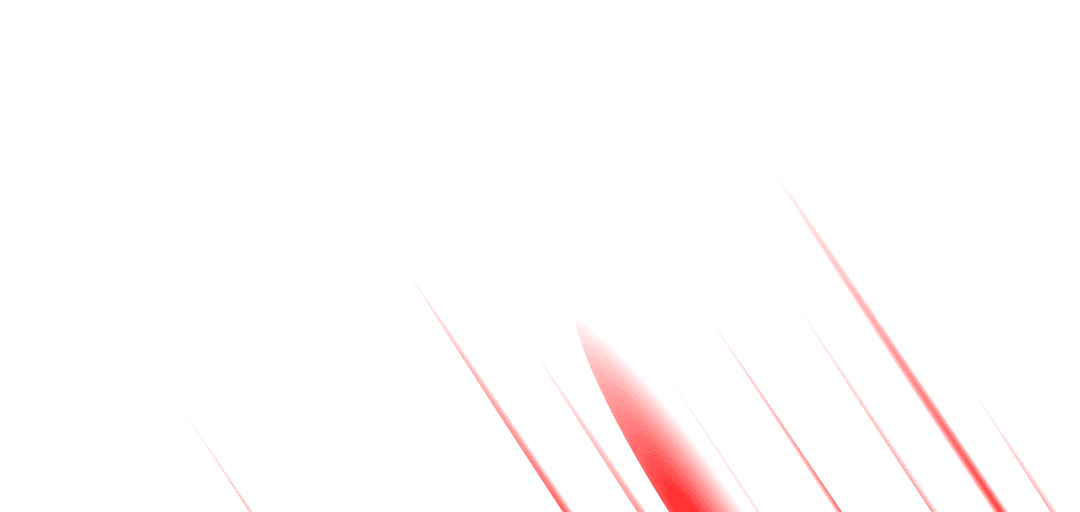 Dynamic Red Streaks on Transparent Background