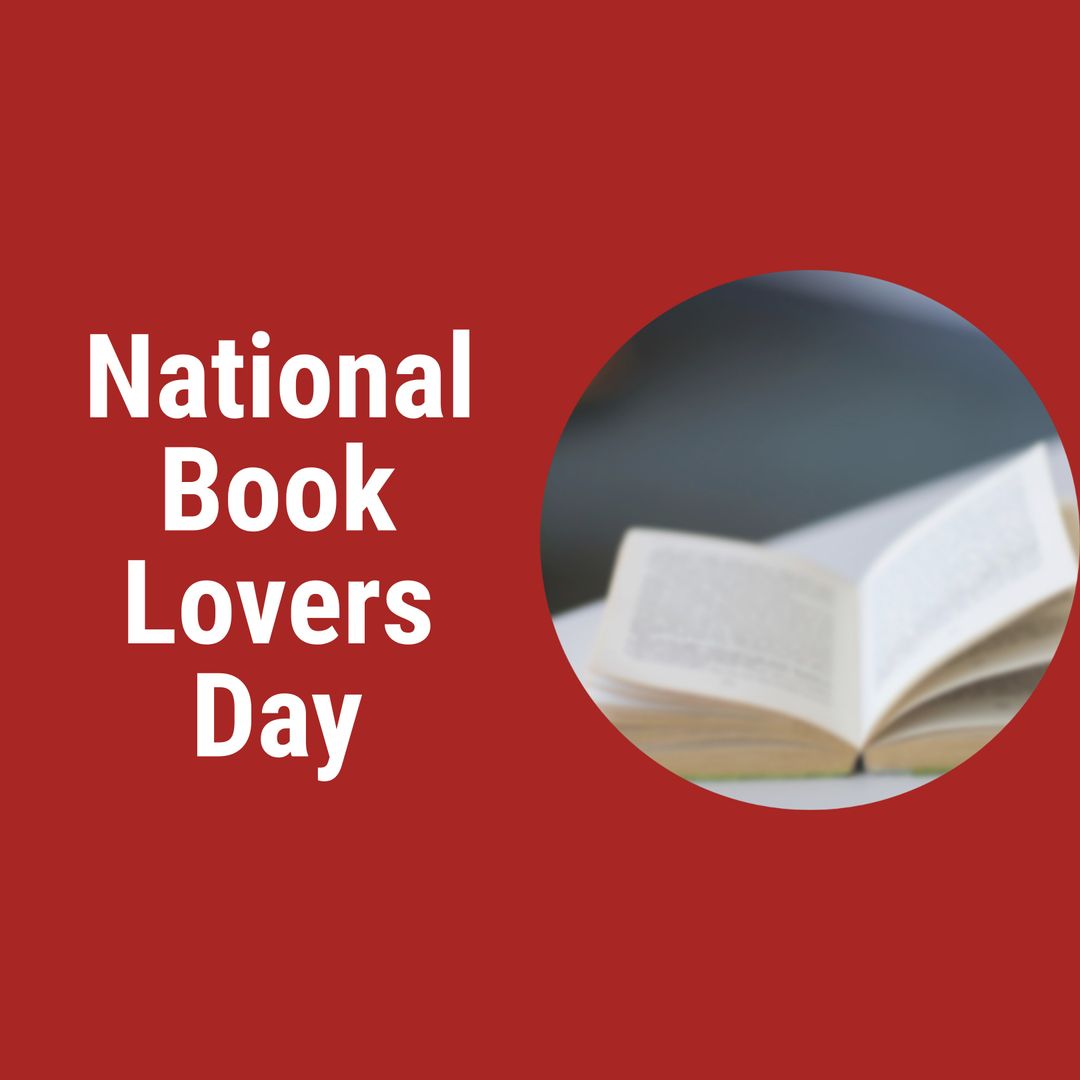 National Book Lovers Day Celebration with Open Book