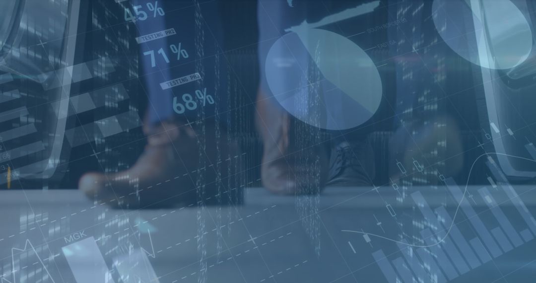 Abstract Finance and Businesspeople Background