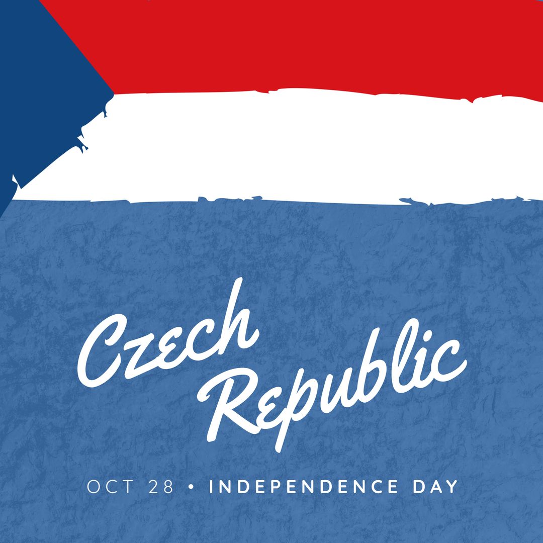 Czech Republic Independence Day Celebration Illustration