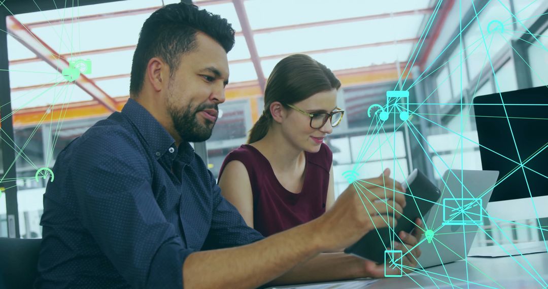 Global Networked Connections with Diverse Professionals on Devices