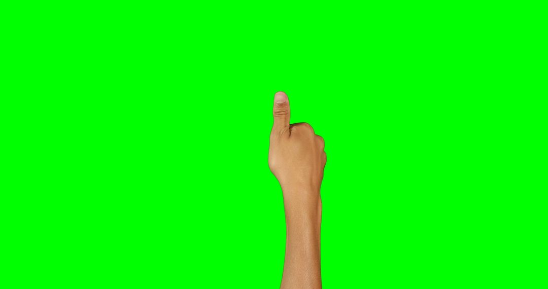 Hand Giving Thumbs Up Gesture with Green Screen Background - Free Images, Stock Photos and Pictures on Pikwizard.com