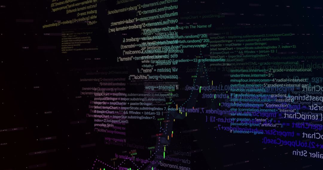 Digital Interface with Data Streams and Stock Market Elements